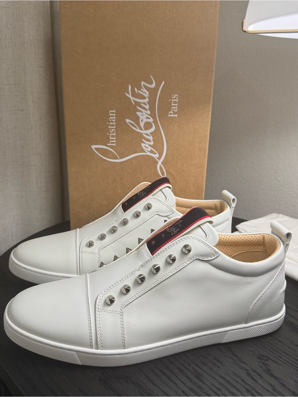 Christian Louboutin F.A.V Fique A Vontade Sneaker White 44